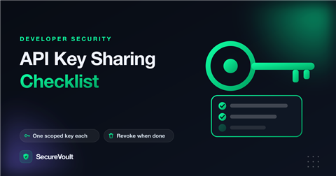 API Key Sharing Checklist for Contractors